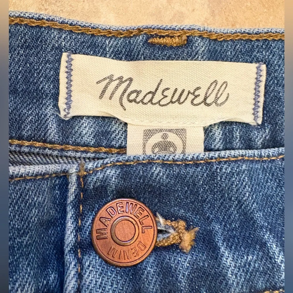 NWOT Madewell Classic Straight Full-Length Jeans in Marfield Wash Women’s 30 - Picture 7 of 13